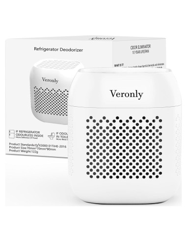 Desodorante para Refrigerador VERONLY, Carbón Activado, Blanco