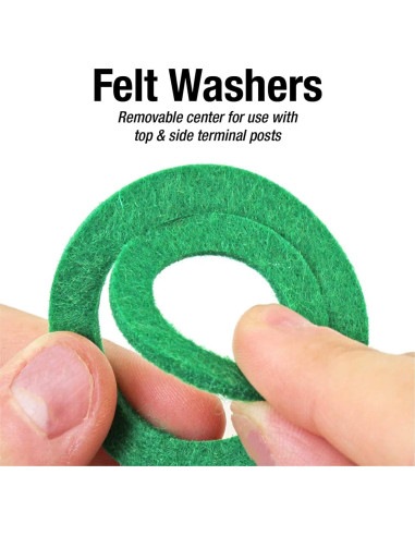 Kit de Terminales de Batería Universales Hanaiette 12V - Anticorrosión