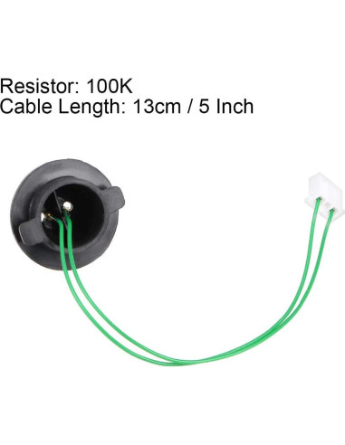 Sonda Termistor NTC 100K uxcell 5 Pcs 13cm para Cocina Inducción