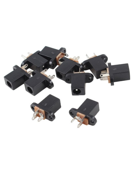Conector Jack DC 3 Polos 4.0mm x 1.7mm uxcell - 10 Pcs