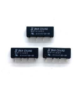 3 Pcs Relé Interruptor Reed SIP-1A05 5V 4 Pines