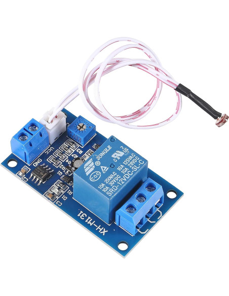 5 Módulos de Relé Fotoresistor D-FLIFE 12V 10A Control Luz