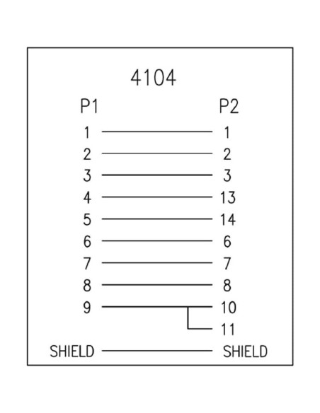 Adaptador DB9 Macho a HD15 Hembra VGA Cable Leader