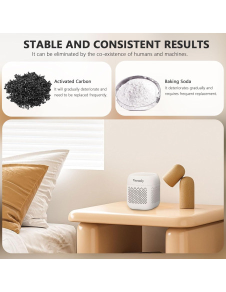 Desodorante para Refrigerador VERONLY, Carbón Activado, Blanco