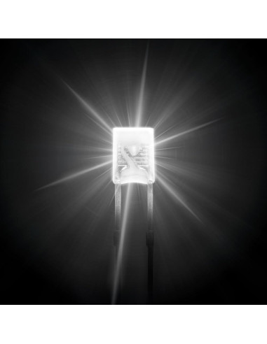 Diodo LED Blanco 2x3x4mm GuuYebe 100pcs DC 3V 20mA