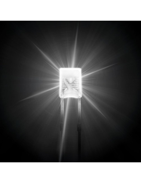 Diodo LED Blanco 2x3x4mm GuuYebe 100pcs DC 3V 20mA