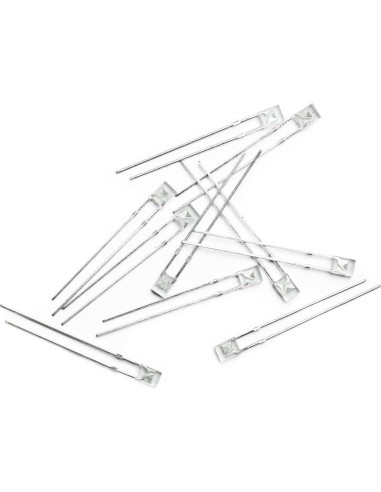 Diodo LED Blanco 2x3x4mm GuuYebe 100pcs DC 3V 20mA