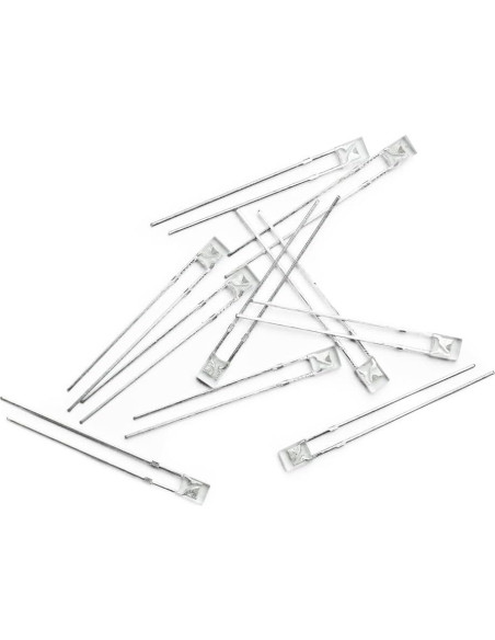 Diodo LED Blanco 2x3x4mm GuuYebe 100pcs DC 3V 20mA