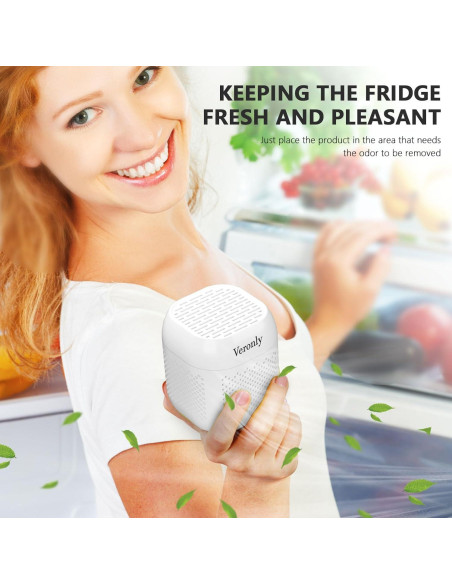 Desodorante para Refrigerador VERONLY, Carbón Activado, Blanco