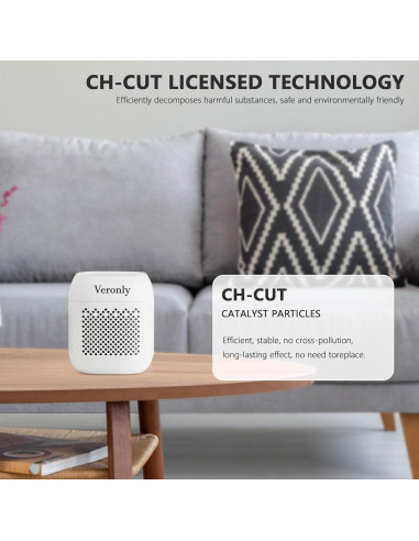 Desodorante para Refrigerador VERONLY, Carbón Activado, Blanco