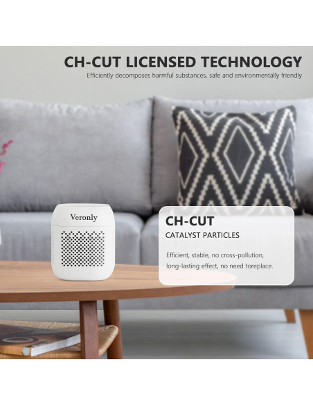 Desodorante para Refrigerador VERONLY, Carbón Activado, Blanco