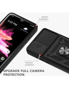 Funda protectora AKINIK para TCL 30Z/TCL 30 LE, negra 2