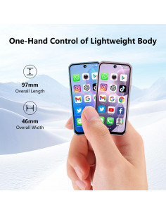 Mini Teléfono Inteligente BLKE Azul 3.88" HD 2GB+16GB 2