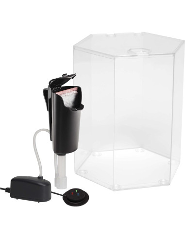 Kit Acuario LED Burbujeante Tetra 1 Galón Hexagonal