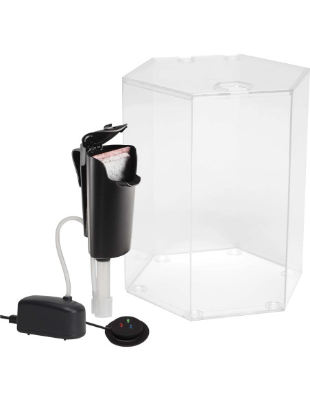 Kit Acuario LED Burbujeante Tetra 1 Galón Hexagonal