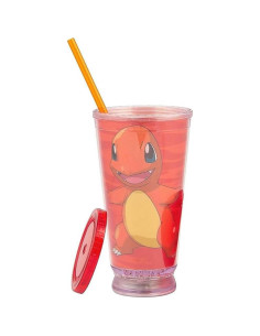 Vaso de Viaje Holográfico Pokemon Charmander 532ml JUST FUNKY 2