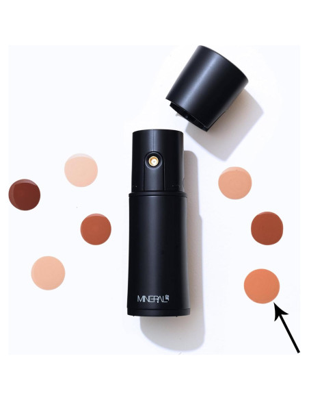 Base Cuatro en Uno Mineral Air YA-MAN 28 ml Bronceado Medio