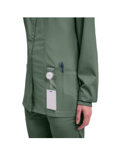 Chaqueta de Scrubs para Mujeres Cherokee WW310 Oliva X-Pequeño 2