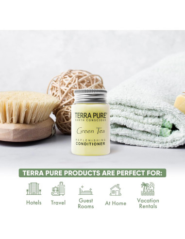 Acondicionador Terra Pure 1 oz - Kit de Amenidades Hotel 300 Piezas