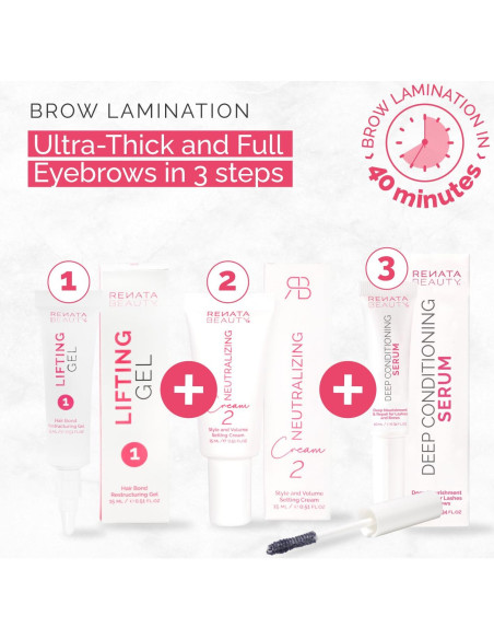 Suero Acondicionador Profundo Renata Beauty para Pestañas y Cejas - 20g