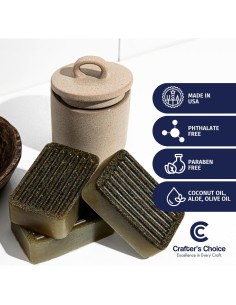Base de Jabón Derretido Crafter's Choice 5LB Aloe y Oliva 2