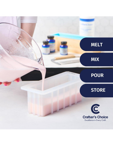 Base de Jabón Derretido Crafter's Choice 5LB Aloe y Oliva