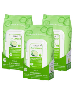 Toallitas Desmaquillantes CALA Pepino 60 Unidades Hidratantes