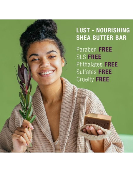 Jabón de Barra Grande DorNee Lust 163g - Manteca de Karité Natural