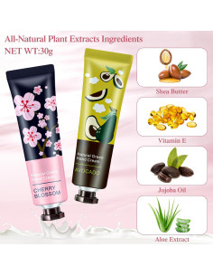 Set de 120 Cremas de Manos Dansib - 10 Fragancias Naturales 2