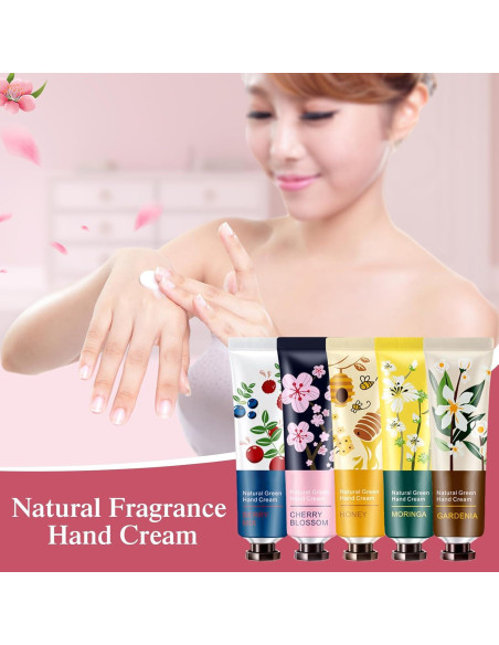 Set de 120 Cremas de Manos Dansib - 10 Fragancias Naturales