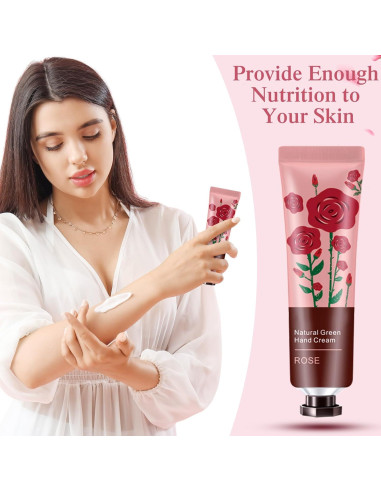 Set de 120 Cremas de Manos Dansib - 10 Fragancias Naturales