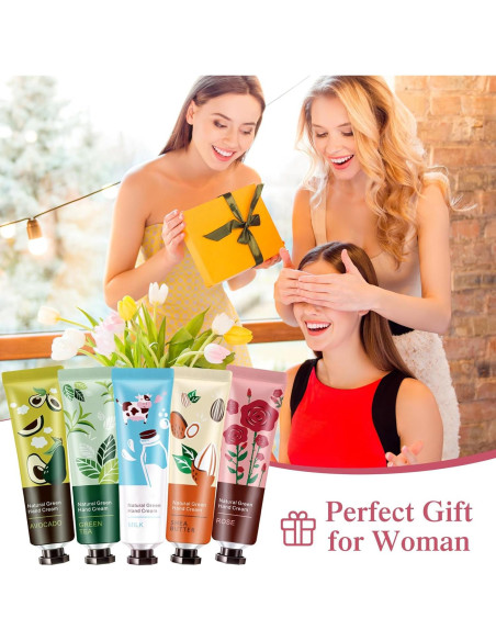 Set de 120 Cremas de Manos Dansib - 10 Fragancias Naturales