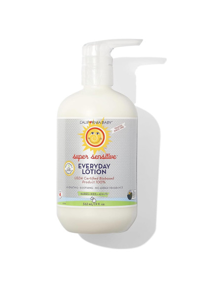 Loción Super Sensible California Baby 562 mL Hipoalergénica