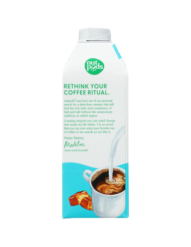 Crema de Almendra Caramelo + Coco NUTPODS 750 ml Sin Azúcar