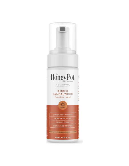 Lavado Íntimo Femenino The Honey Pot Sándalo Ámbar 163.66 ml
