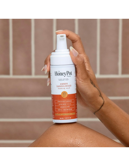 Lavado Íntimo Femenino The Honey Pot Sándalo Ámbar 163.66 ml