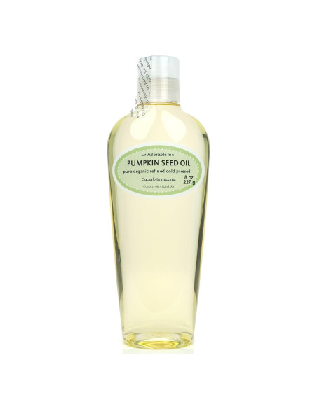 Aceite de Semilla de Calabaza Dr Adorable 227g Orgánico Prensado en Frío