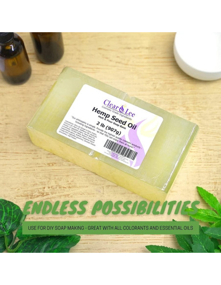 Base de Jabón Derretir y Verter ClearLee 0.91 kg Natural