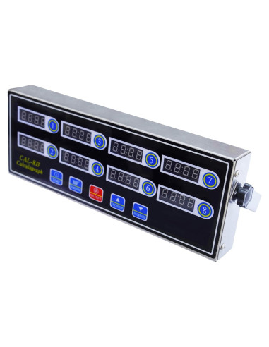 Temporizador Digital de Cocina EVEDMOT 8 Canales Acero Inoxidable