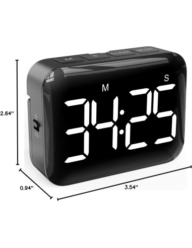 Temporizador Digital VOCOO Magnético para Cocina 99 Minutos