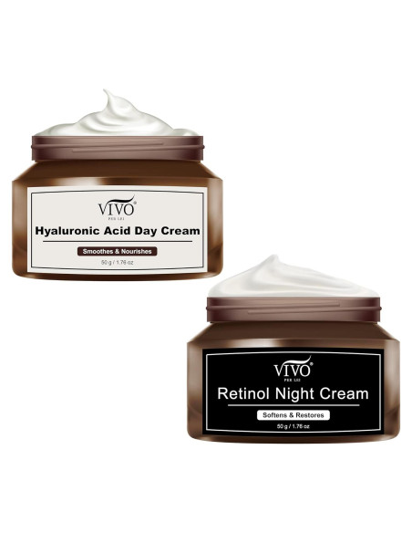 Combo Crema Hidratante Día y Noche Vivo Per Lei 50g