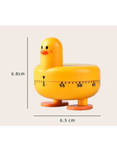 Temporizador de Cocina Mecánico YEEKIDAIJ Pato Amarillo 60 Min 2