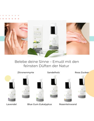 Aceite de Emú Puro Y-Not Natural 60ml Hidratante Eucalipto