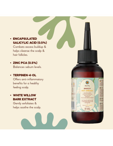 Suero para Cuero Cabelludo Graso HairTry 100ml - Ácido Salicílico