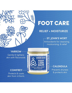 Salve Natural para Pies Green Goo 113.4g - Alivio Irritación 2