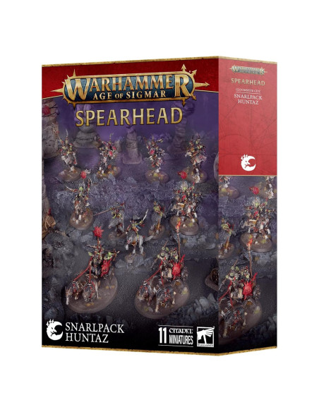 Warhammer Age of Sigmar Snarlpack Huntaz Games Workshop 11 Miniaturas