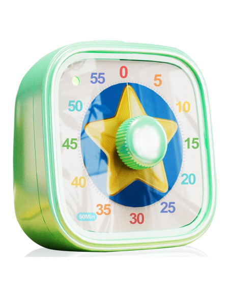 Temporizador Visual Acomingwin 60 Minutos Verde para Niños Temporizador Visual Acomingwin 60 Minutos Verde para Niños