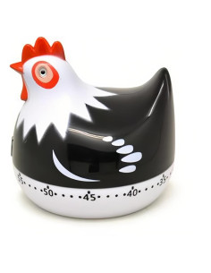 Temporizador de Cocina Mecánico YYMTTOR Pollo Negro 60 Minutos