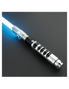 Sable de Luz Dueling CVCBSER RGB-X Plata 92 cm 15 Colores 12 Sonidos