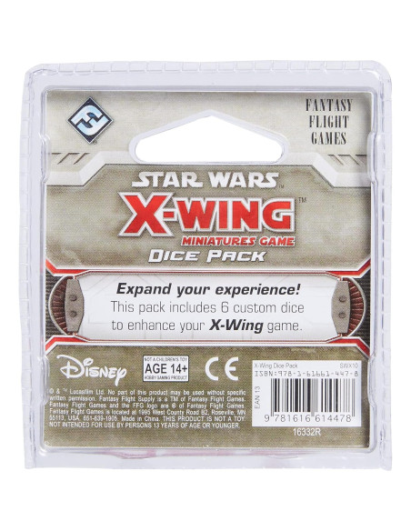 Star Wars X-Wing Paquete de Dados Personalizados - Mejora tu Juego